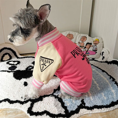 Milano Pink Luxe Varsity Jacket