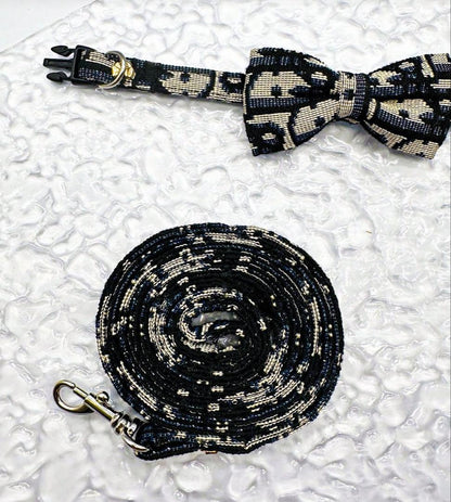 Midnight Weave Collar & Leash