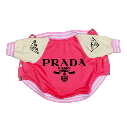 Milano Pink Luxe Varsity Jacket
