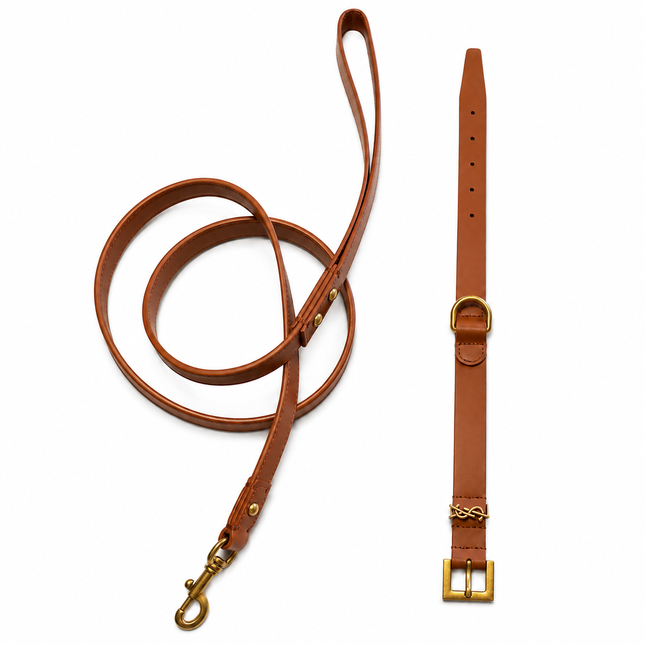 Monarque Luxe Collar & Leash Set